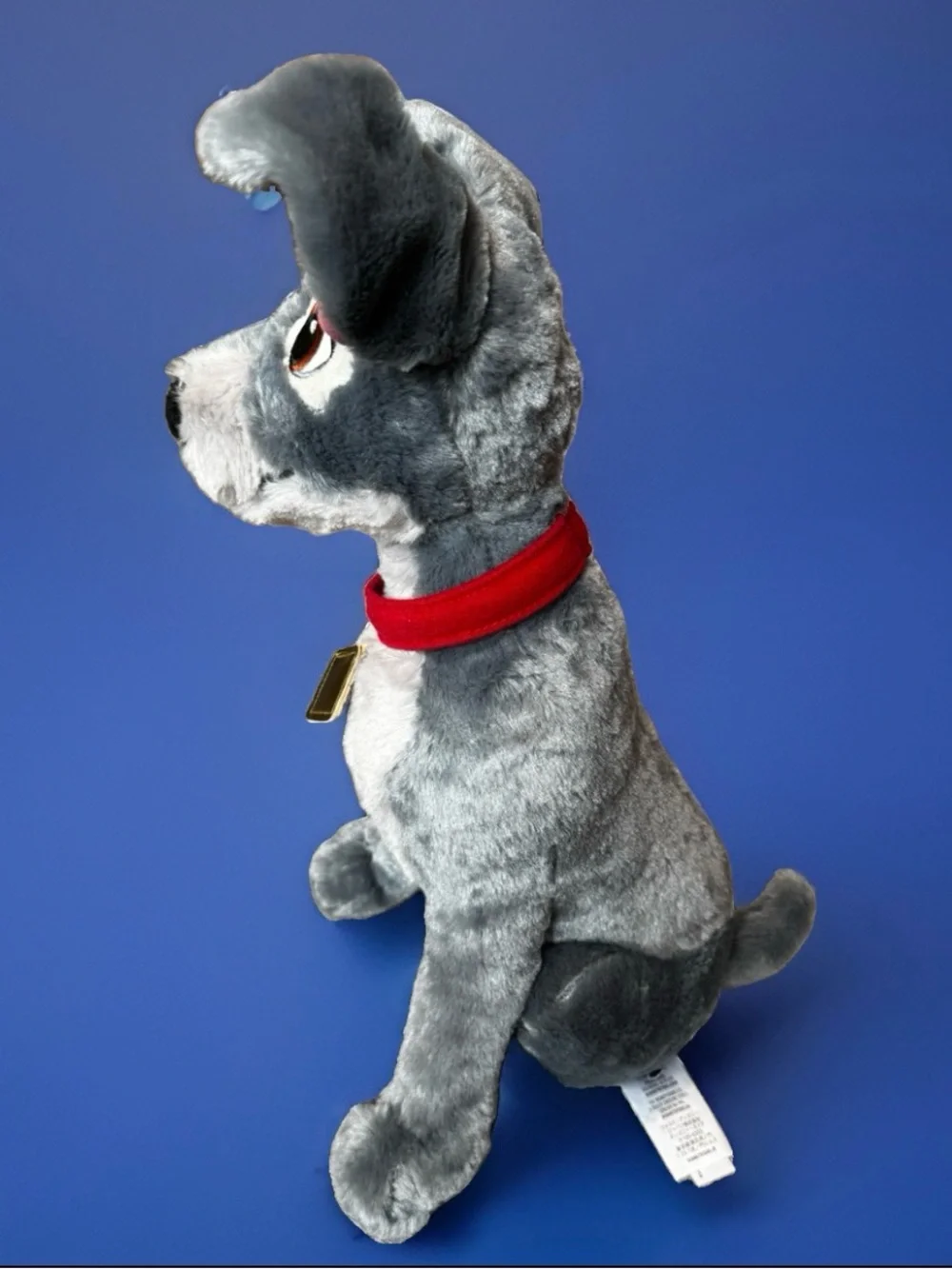 Disney Authentic Lady and the Tramp 16” Dog Plush Embroidered Eyes EUC
